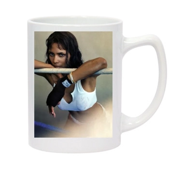 Halle Berry 14oz White Statesman Mug