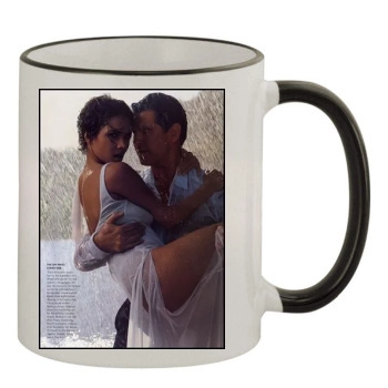 Halle Berry 11oz Colored Rim & Handle Mug