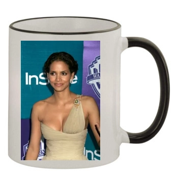 Halle Berry 11oz Colored Rim & Handle Mug