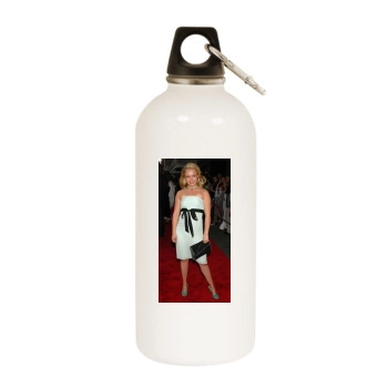 Hayden Panettiere White Water Bottle With Carabiner