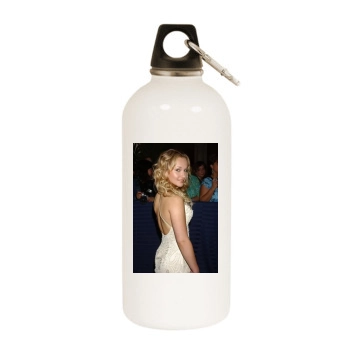 Hayden Panettiere White Water Bottle With Carabiner