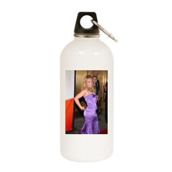 Hayden Panettiere White Water Bottle With Carabiner