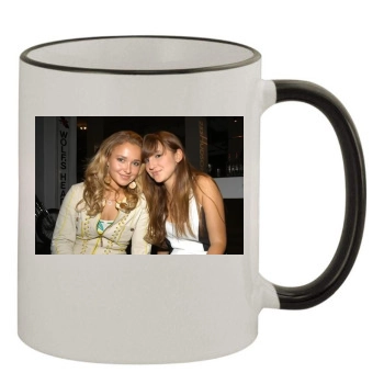 Hayden Panettiere 11oz Colored Rim & Handle Mug