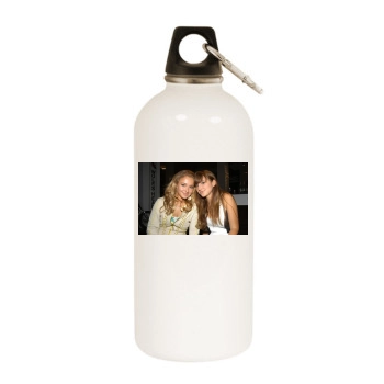 Hayden Panettiere White Water Bottle With Carabiner