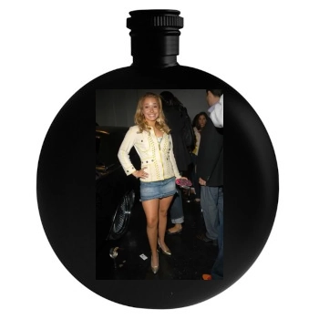 Hayden Panettiere Round Flask