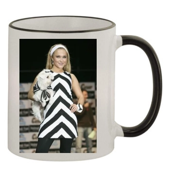 Hayden Panettiere 11oz Colored Rim & Handle Mug