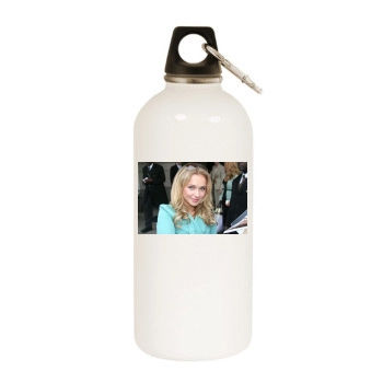 Hayden Panettiere White Water Bottle With Carabiner