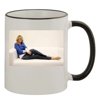 Stephanie March 11oz Colored Rim & Handle Mug