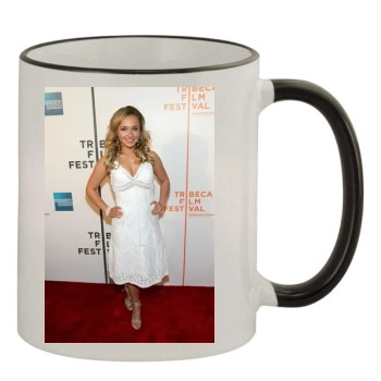 Hayden Panettiere 11oz Colored Rim & Handle Mug