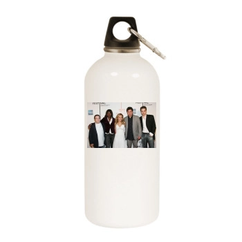 Hayden Panettiere White Water Bottle With Carabiner