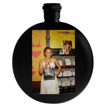 Hayden Panettiere Round Flask