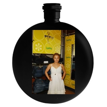 Hayden Panettiere Round Flask