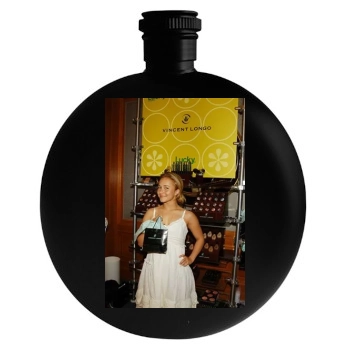 Hayden Panettiere Round Flask