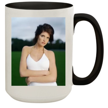 Stephanie Seymour 15oz Colored Inner & Handle Mug