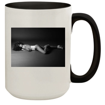 Stephanie Seymour 15oz Colored Inner & Handle Mug