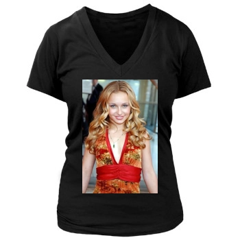 Hayden Panettiere Women's Deep V-Neck TShirt