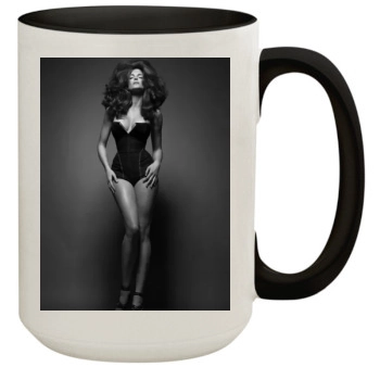 Stephanie Seymour 15oz Colored Inner & Handle Mug