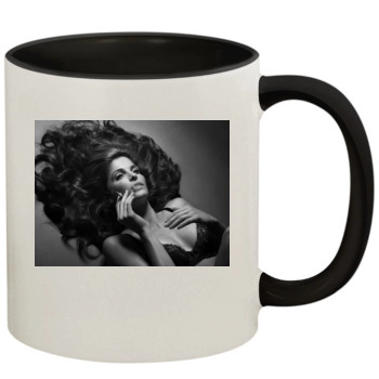 Stephanie Seymour 11oz Colored Inner & Handle Mug