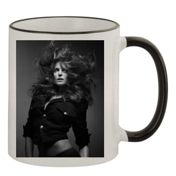 Stephanie Seymour 11oz Colored Rim & Handle Mug