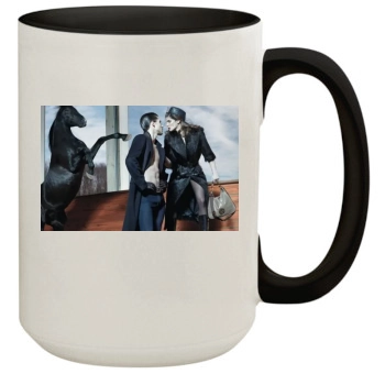 Stephanie Seymour 15oz Colored Inner & Handle Mug