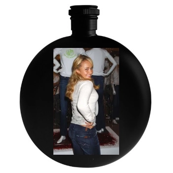 Hayden Panettiere Round Flask