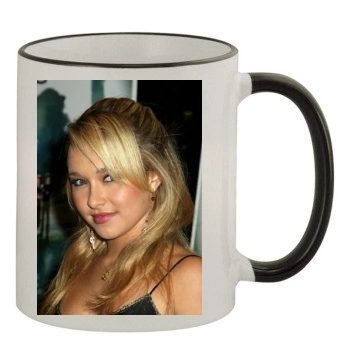 Hayden Panettiere 11oz Colored Rim & Handle Mug