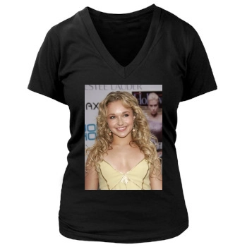 Hayden Panettiere Women's Deep V-Neck TShirt