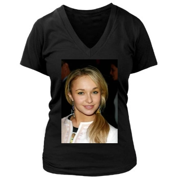 Hayden Panettiere Women's Deep V-Neck TShirt