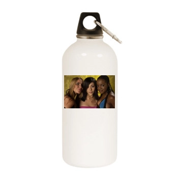 Sugababes White Water Bottle With Carabiner