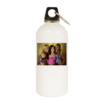 Sugababes White Water Bottle With Carabiner