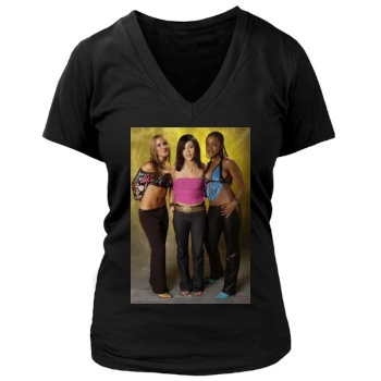 Sugababes Women's Deep V-Neck TShirt