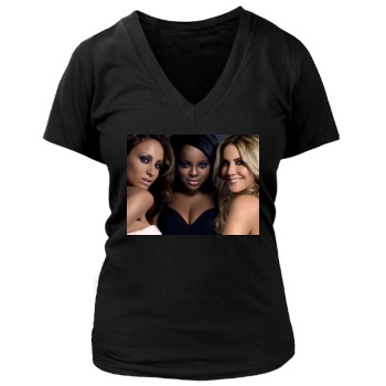 Sugababes Women's Deep V-Neck TShirt