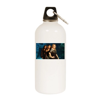 Sugababes White Water Bottle With Carabiner