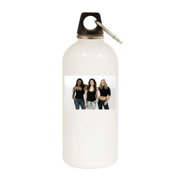 Sugababes White Water Bottle With Carabiner