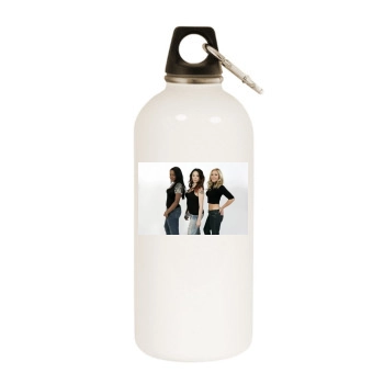 Sugababes White Water Bottle With Carabiner