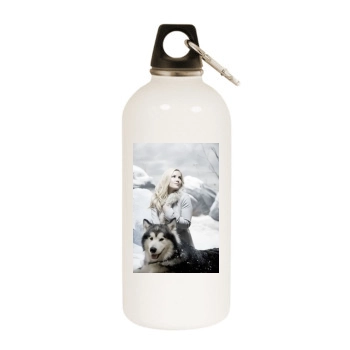 Sugababes White Water Bottle With Carabiner