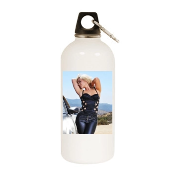 Sugababes White Water Bottle With Carabiner