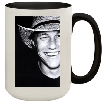 Heath Ledger 15oz Colored Inner & Handle Mug