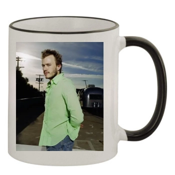 Heath Ledger 11oz Colored Rim & Handle Mug