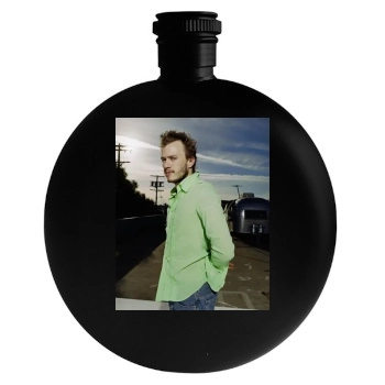 Heath Ledger Round Flask