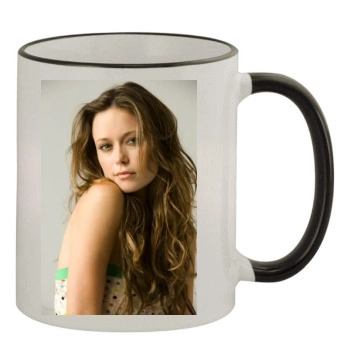 Summer Glau 11oz Colored Rim & Handle Mug