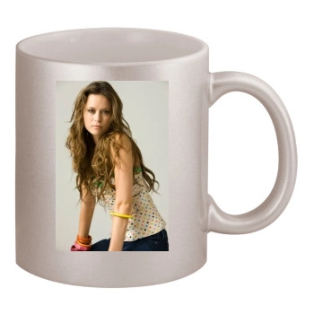 Summer Glau 11oz Metallic Silver Mug