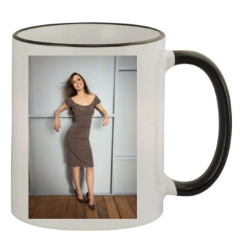 Summer Glau 11oz Colored Rim & Handle Mug