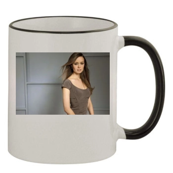 Summer Glau 11oz Colored Rim & Handle Mug