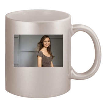 Summer Glau 11oz Metallic Silver Mug