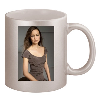 Summer Glau 11oz Metallic Silver Mug