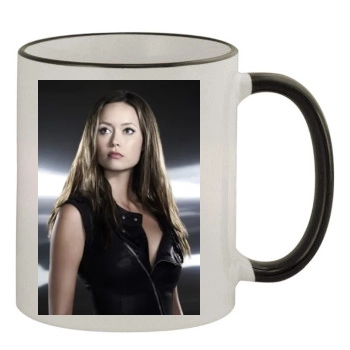 Summer Glau 11oz Colored Rim & Handle Mug