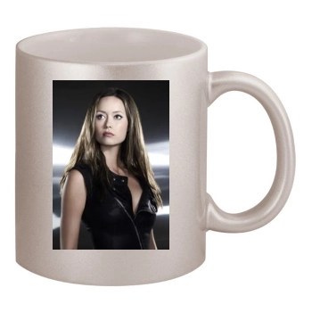 Summer Glau 11oz Metallic Silver Mug