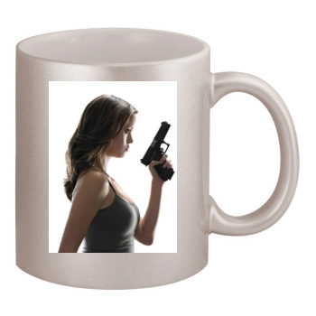 Summer Glau 11oz Metallic Silver Mug