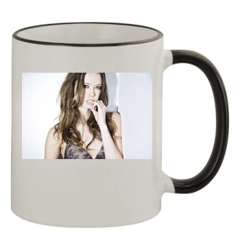 Summer Glau 11oz Colored Rim & Handle Mug